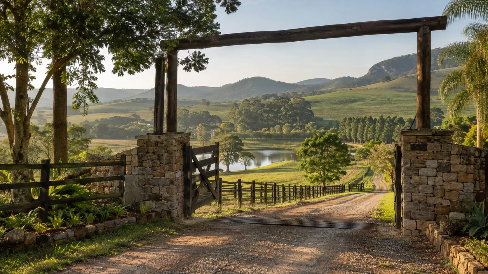 Como apresentar água, acesso, relevo e áreas produtivas no anúncio da fazenda