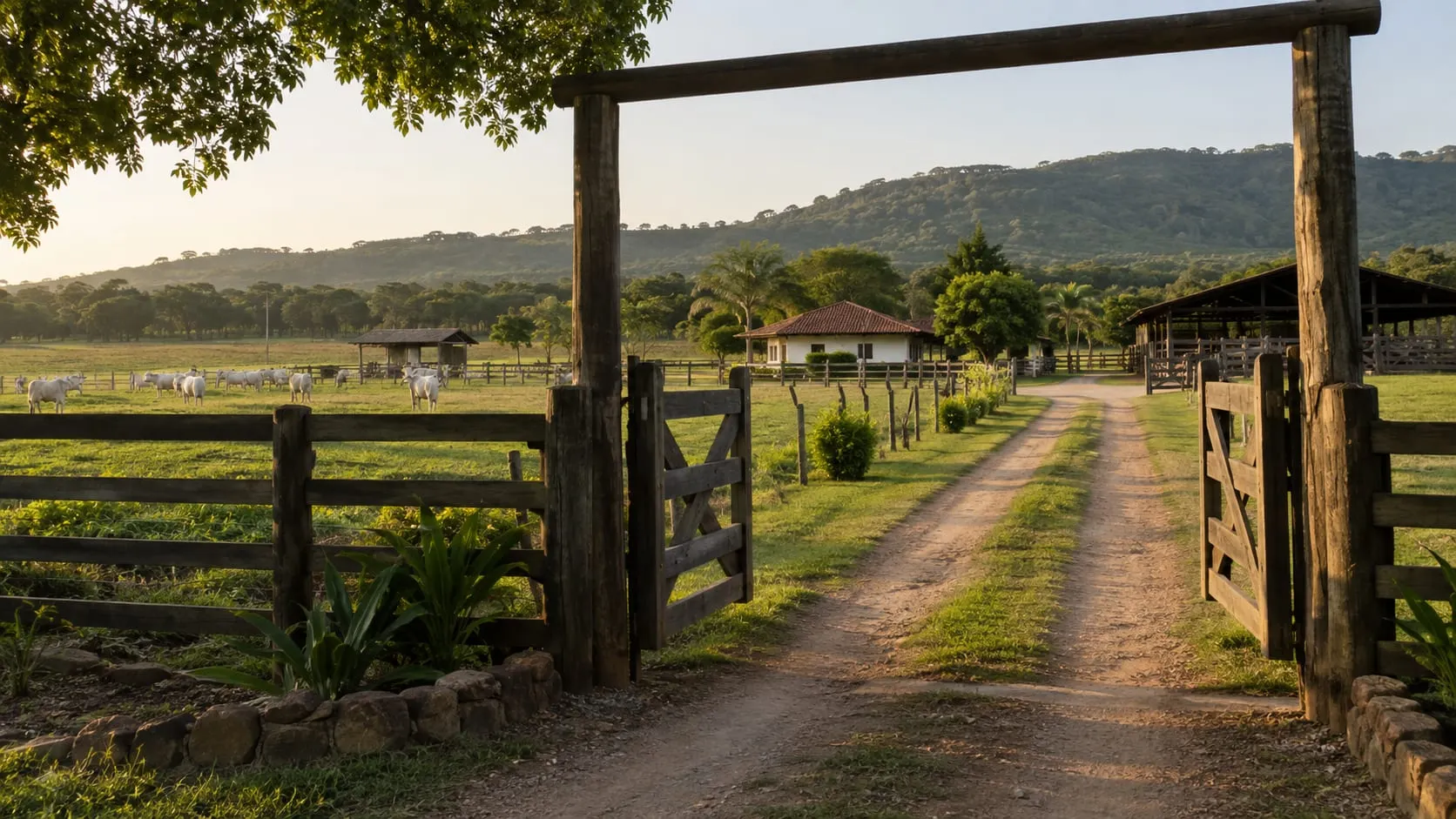 Casa, curral, cercas e pastagens: como considerar as benfeitorias no preço da fazenda