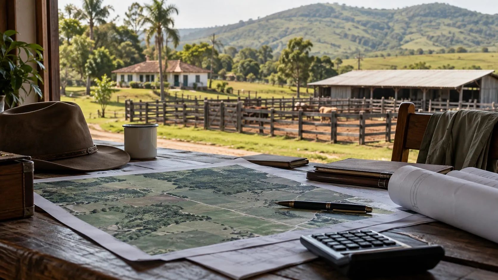 Casa, curral e galpão: como considerar as benfeitorias no preço da fazenda?