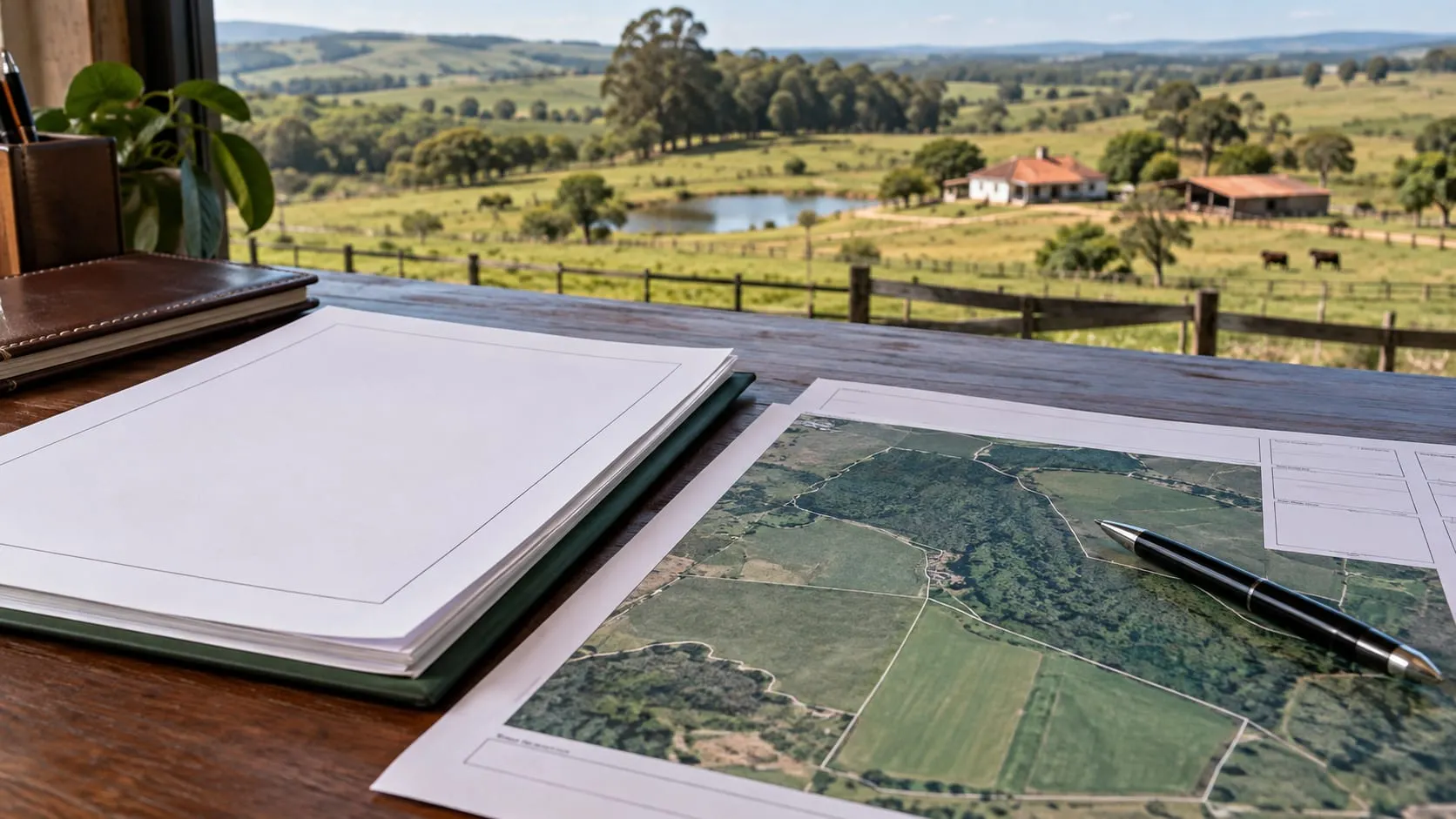 Quais documentos enviar para avaliar uma fazenda ou sítio?