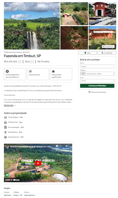 Imóvel no celular