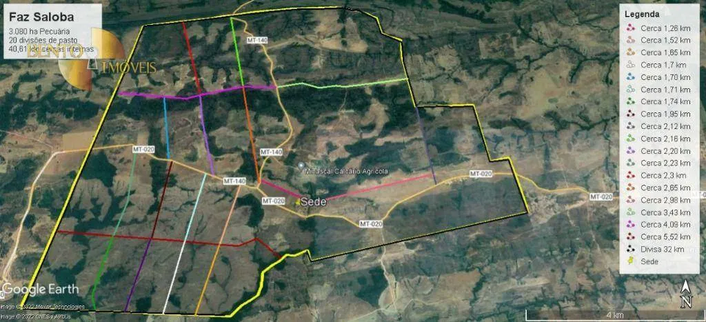 Fazenda à venda de 6.300 ha em Planalto da Serra, MT, Brasil