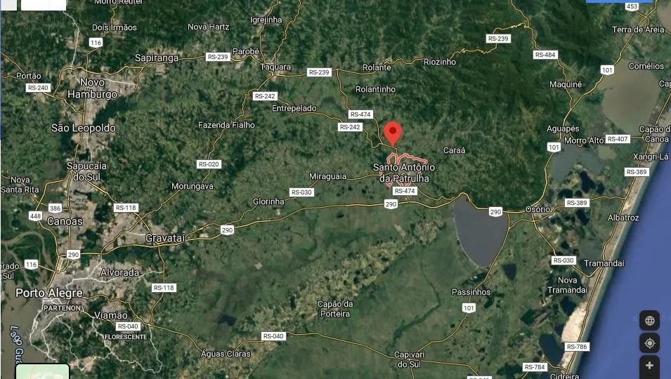 Terreno à venda de 1.500 m² em Santo Antônio da Patrulha, RS, Brasil