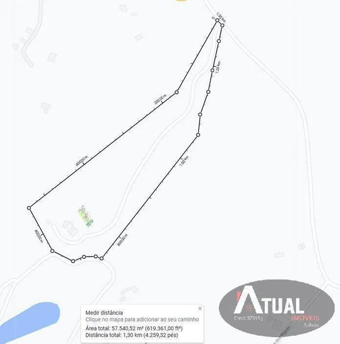 Plot for sale of 5 acres in Joanópolis, SP, Brazil