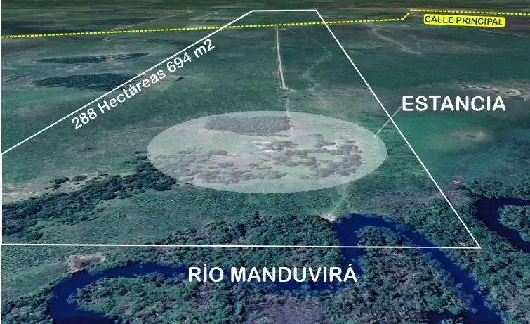 Fazenda à venda de 288 ha em Arroyos y Esteros, Paraguai