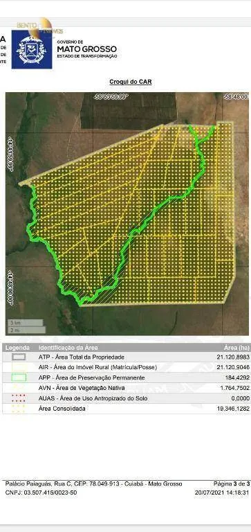 Fazenda à venda de 21.154 ha em Pontes e Lacerda, MT, Brasil