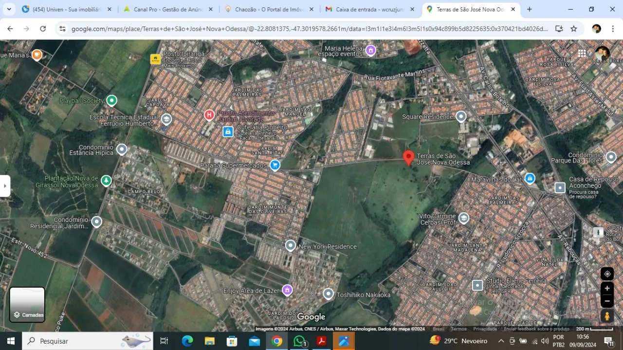 Plot for sale of 200 m² in Nova Odessa, SP, Brazil