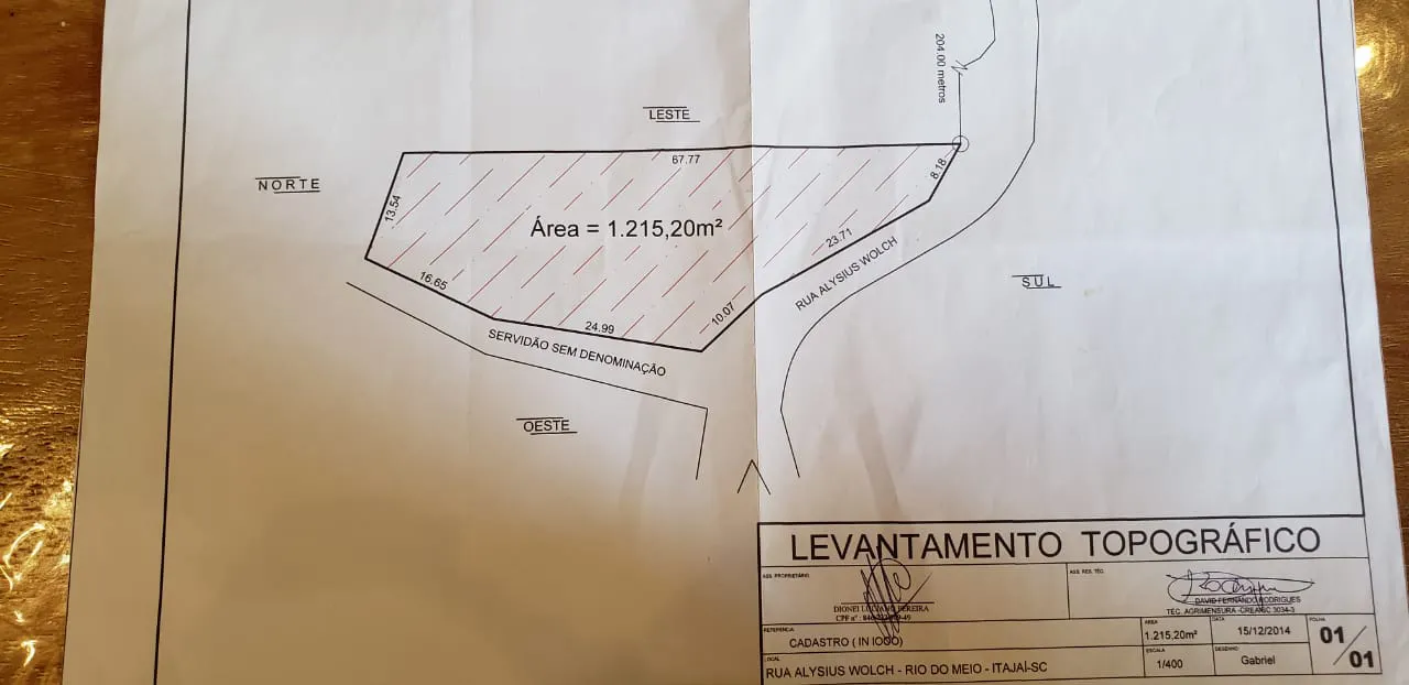 Small farm for sale of 1,300 m² in Itajaí, SC, Brazil