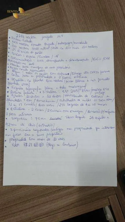 Fazenda à venda de 2.266 ha em Jangada, MT, Brasil