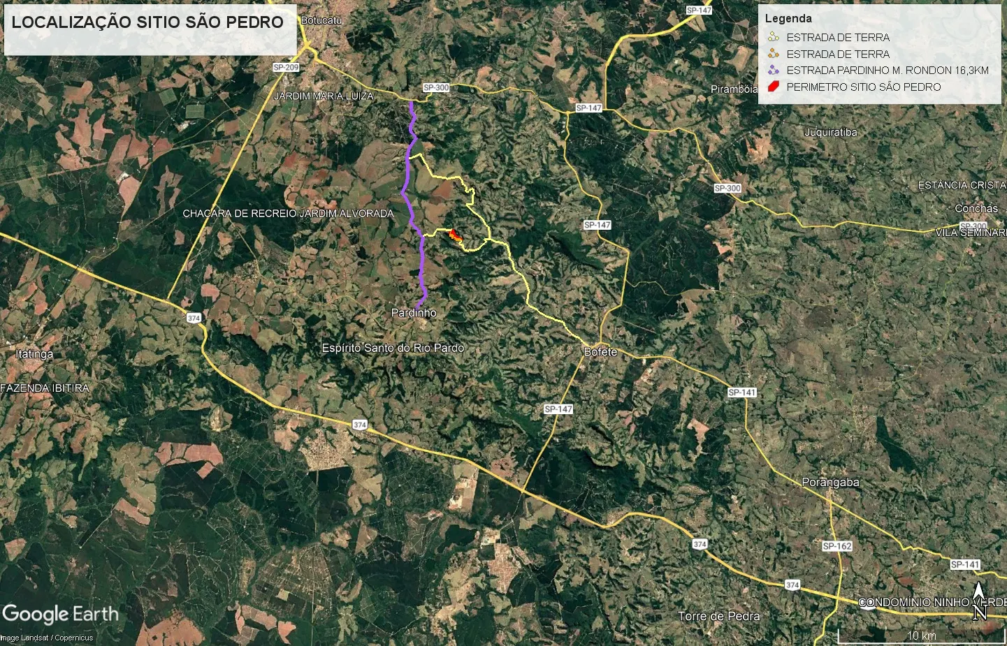 Sítio à venda de 31 ha em Bofete, SP, Brasil