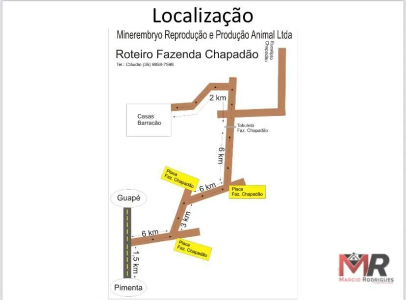 Fazenda à venda de 1.238 ha em Guapé, MG, Brasil