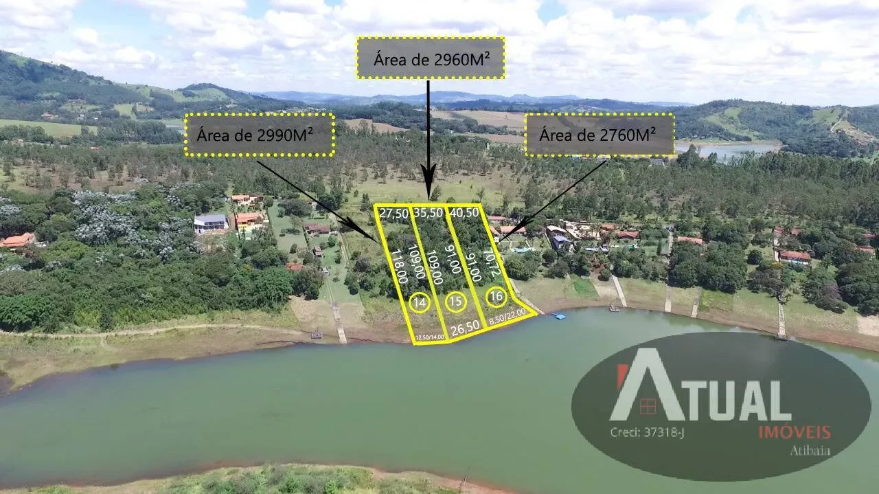 Plot for sale of 2,960 m² in Piracaia, SP, Brazil