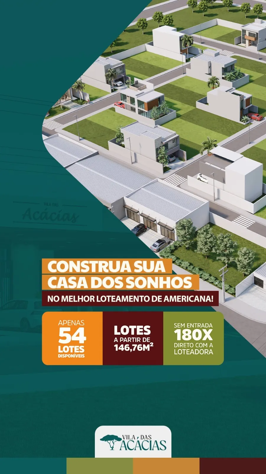 Plot for sale of 146 m² in Americana, SP, Brazil