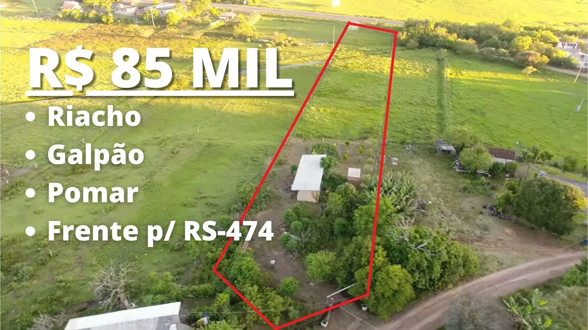 Chácara à venda de 4.000 m² em Santo Antônio da Patrulha, RS, Brasil