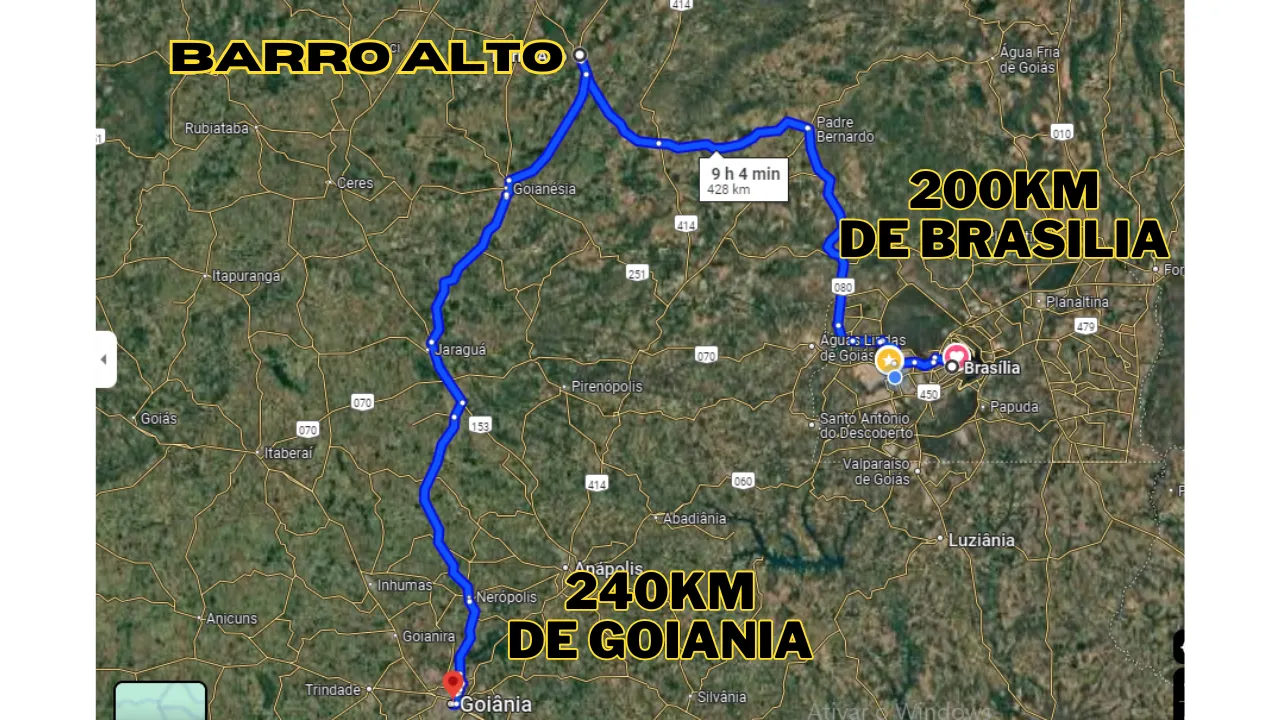 Fazenda à venda de 2.420 ha em Barro Alto, GO, Brasil