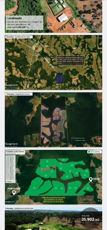 Fazenda à venda de 6.400 ha em Nova Mutum, MT, Brasil