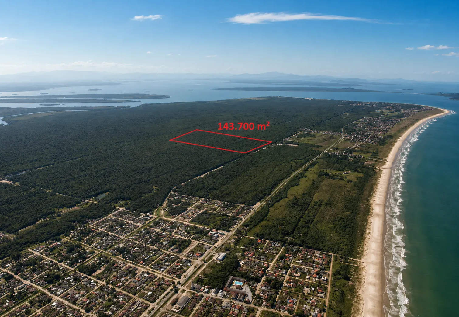 Plot for sale of 35 acres in Pontal do Paraná, PR, Brazil