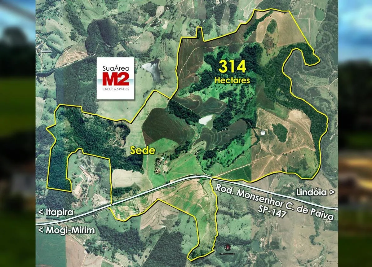 Fazenda à venda de 314 ha em Itapira, SP, Brasil