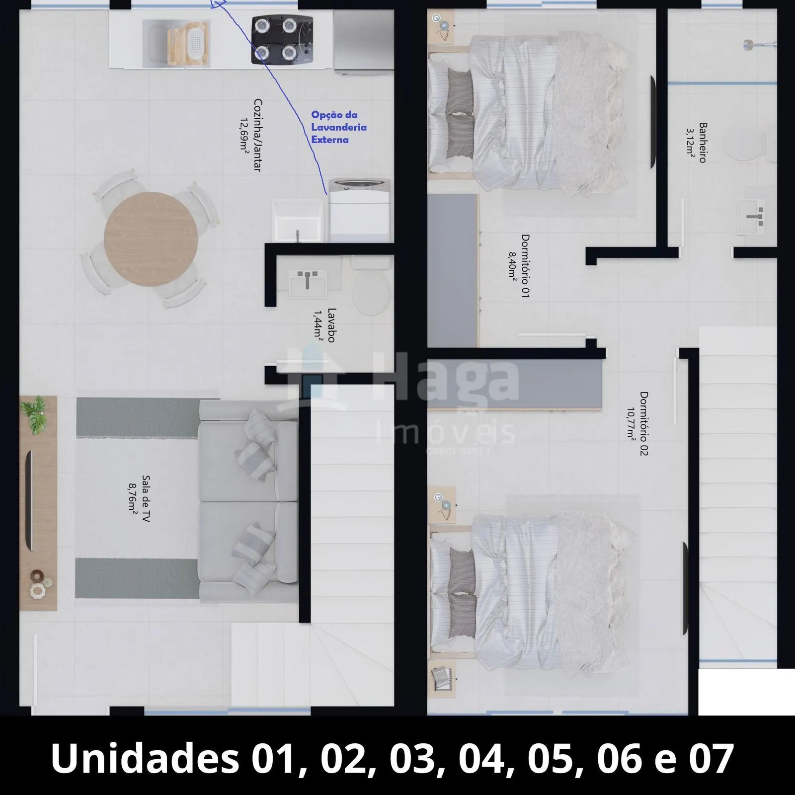 House for sale of 64 m² in Brusque, SC, Brazil
