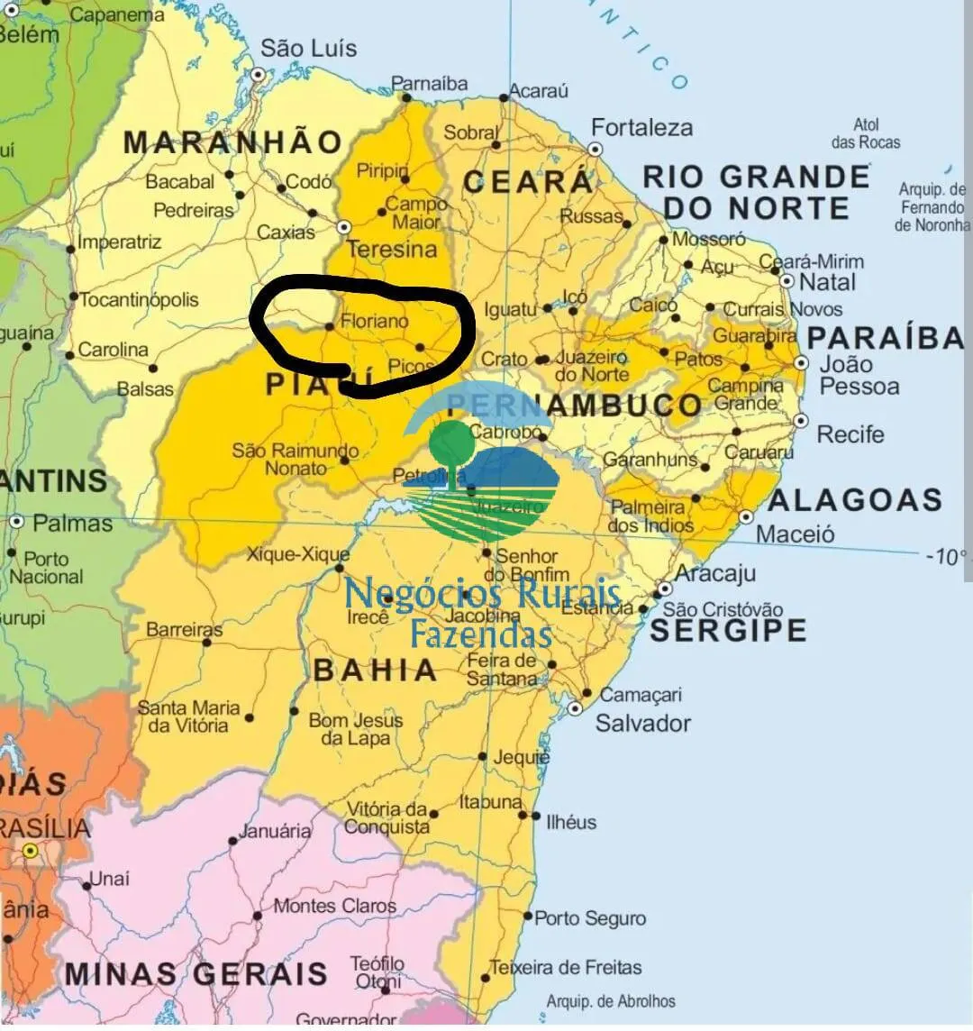 Sítio à venda de 70 ha em Floriano, PI, Brasil