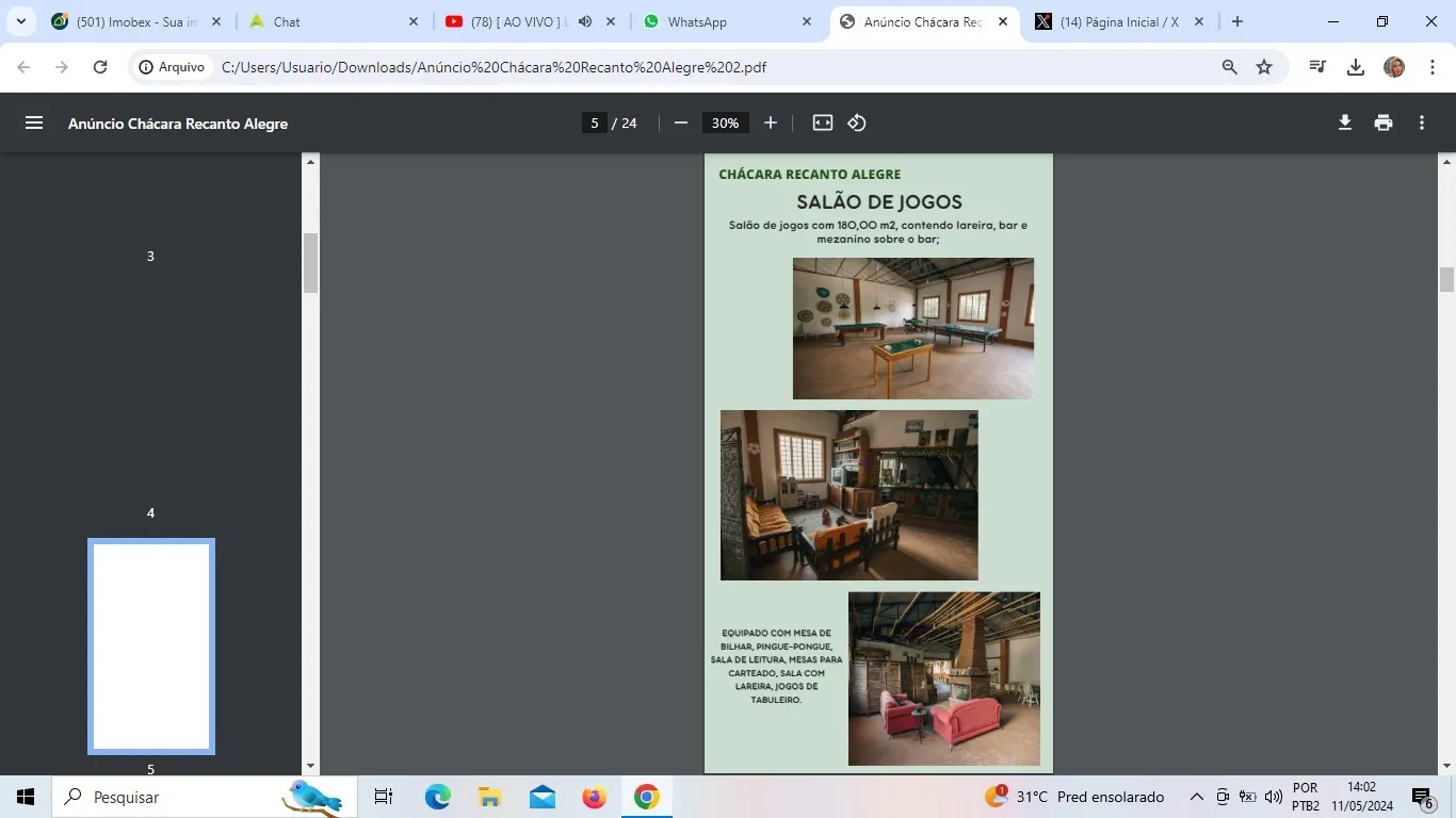 Country home for sale of 11 acres in Monte Alegre do Sul, SP, Brazil