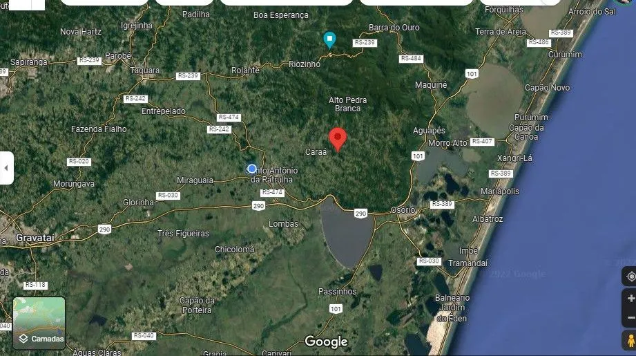 Country home for sale of 10 acres in Caraá, RS, Brazil