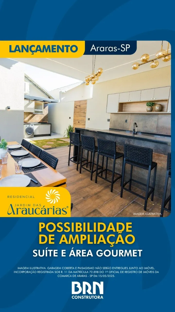Casa à venda de 160 m² em Araras, SP, Brasil