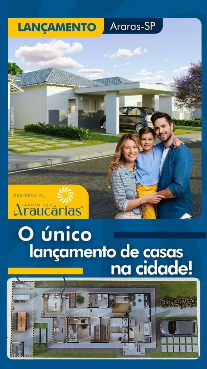 Casa à venda de 160 m² em Araras, SP, Brasil