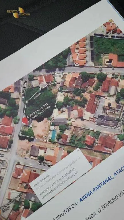 Plot for sale of 2,973 m² in Cuiabá, MT, Brazil