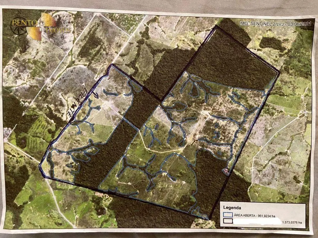 Fazenda à venda de 1.524 ha em Porto Esperidião, MT, Brasil