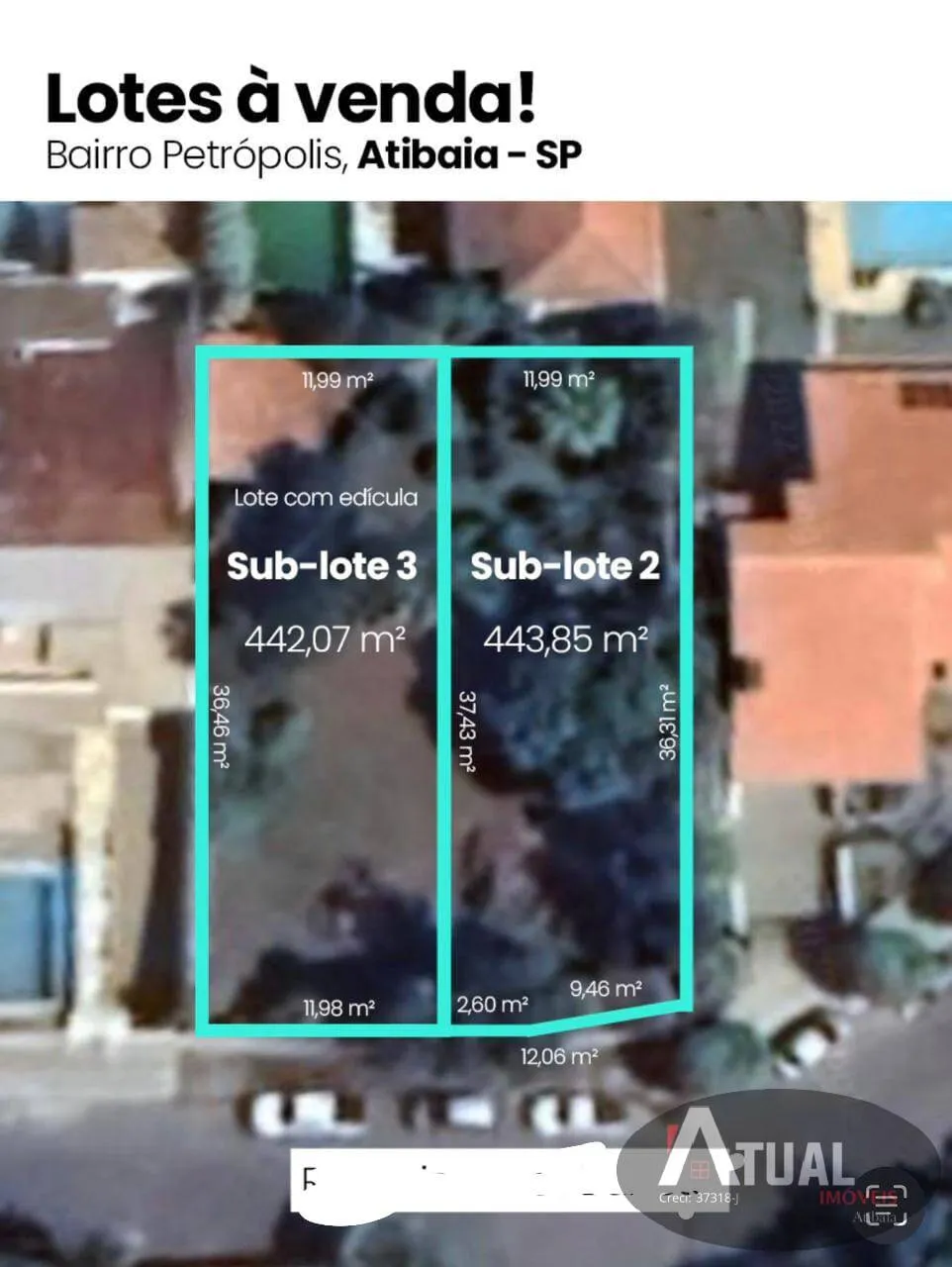 Terreno à venda de 443 m² em Atibaia, SP, Brasil