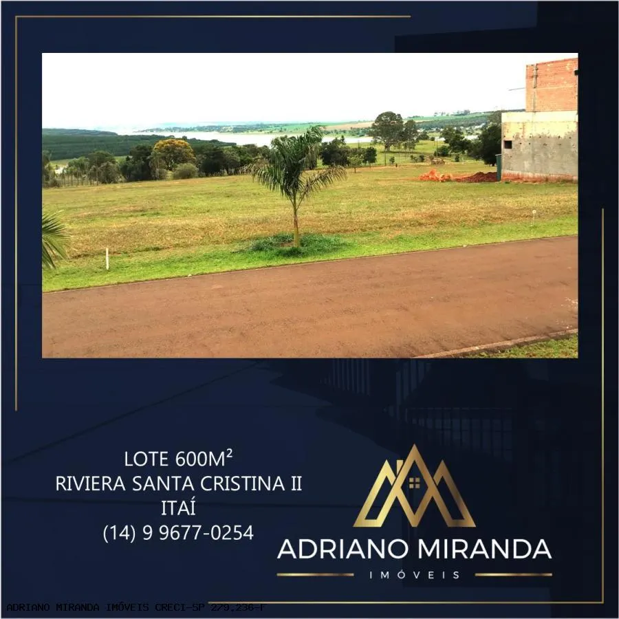 Terreno à venda de 600 m² em Itaí, SP, Brasil
