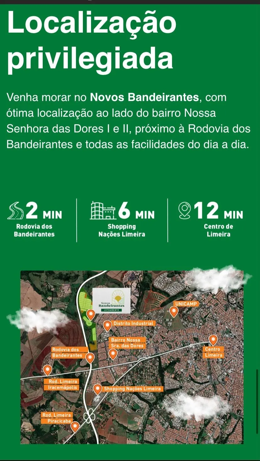 Plot for sale of 200 m² in Limeira, SP, Brazil