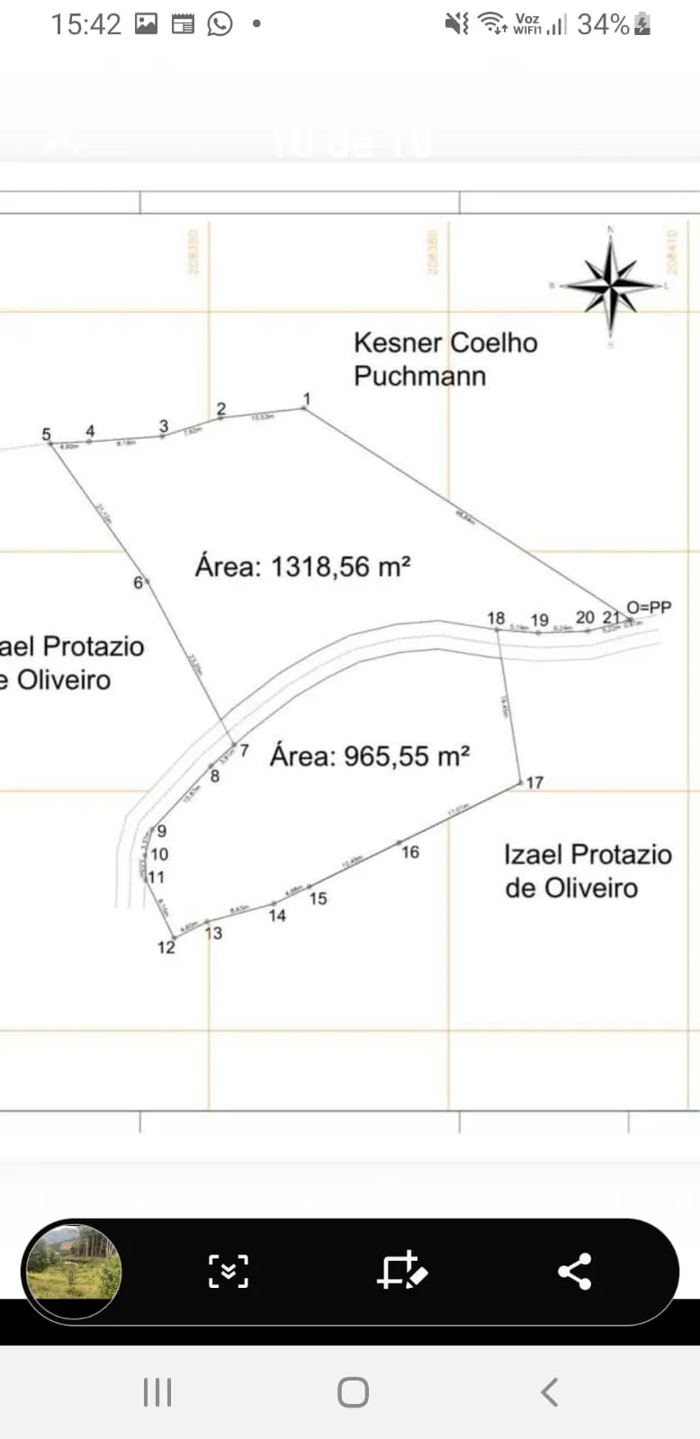 Plot for sale of 1,318 m² in Dores do Rio Preto, ES, Brazil