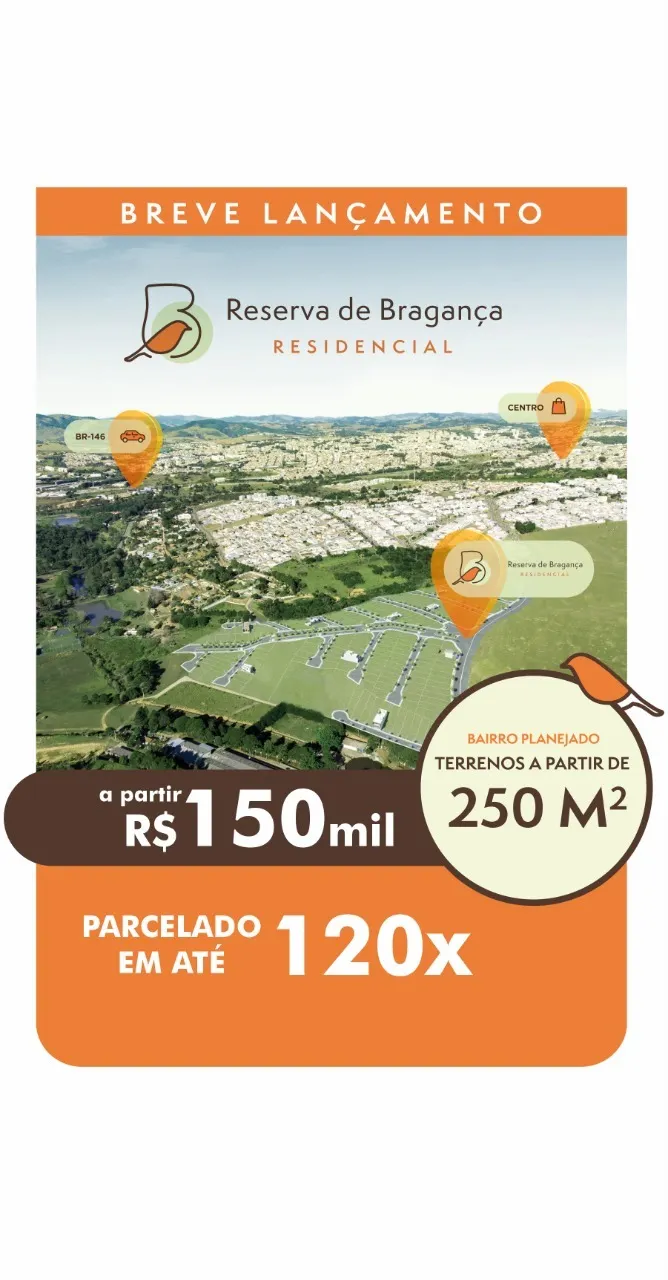 Plot for sale of 250 m² in Bragança Paulista, SP, Brazil