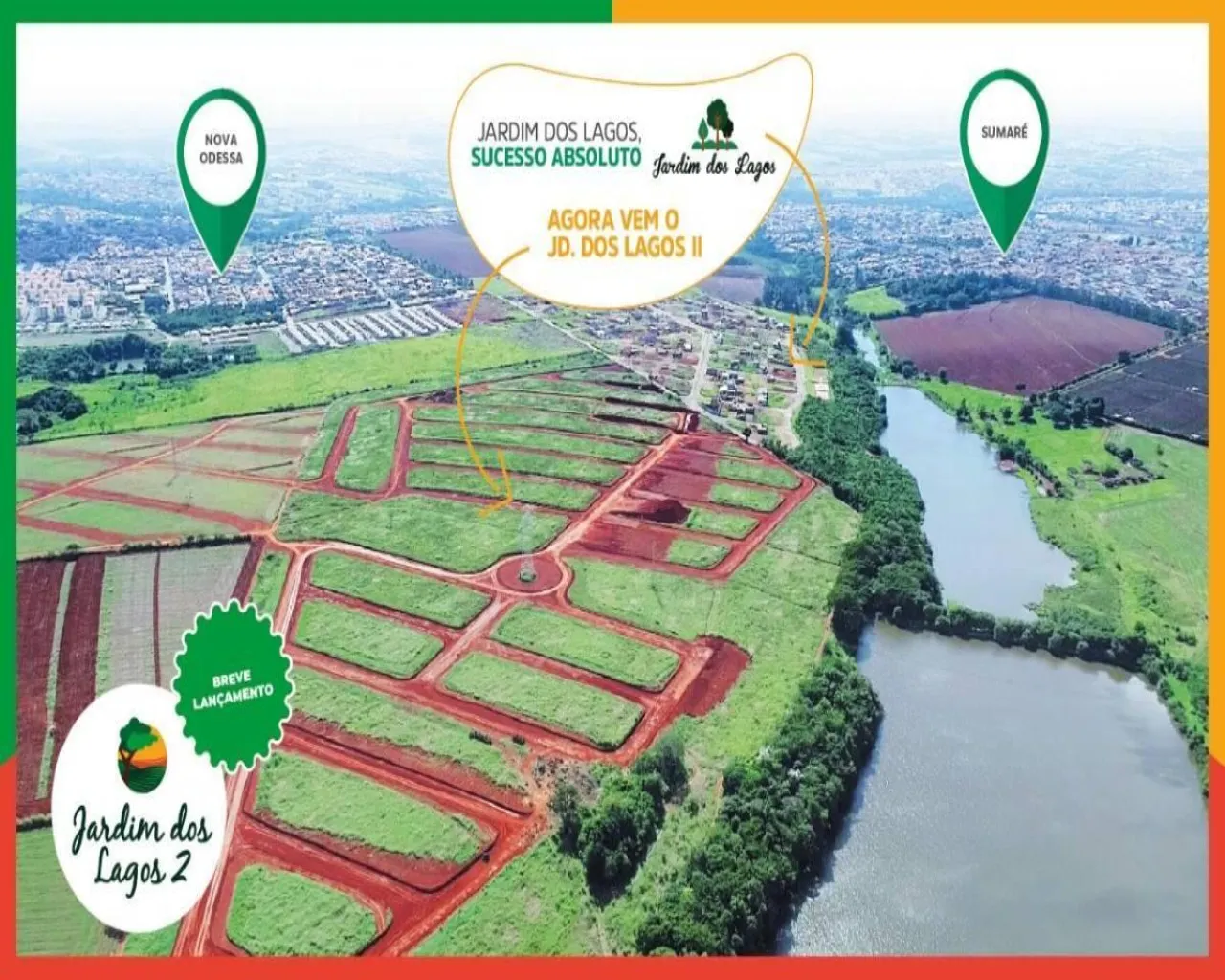 Plot for sale of 200 m² in Nova Odessa, SP, Brazil