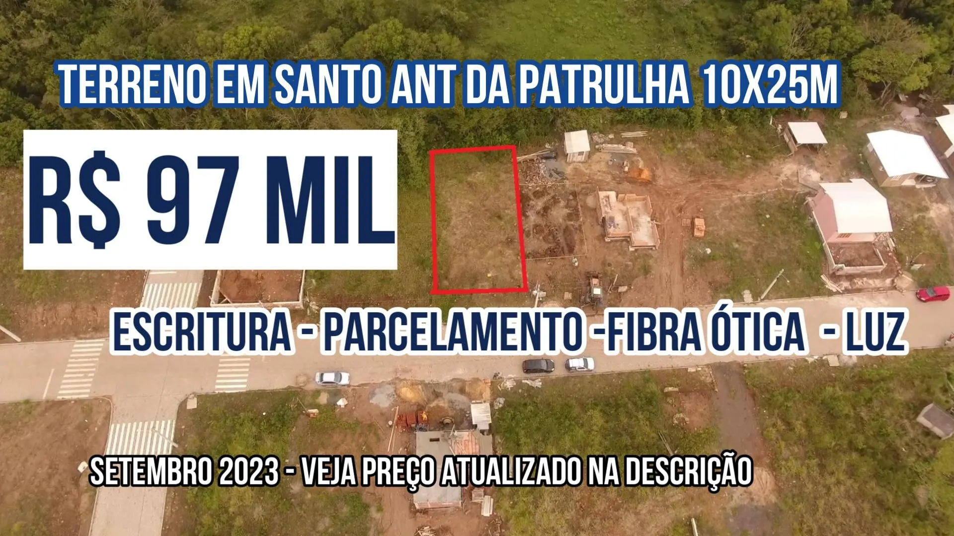 Terreno à venda de 250 m² em Santo Antônio da Patrulha, RS, Brasil