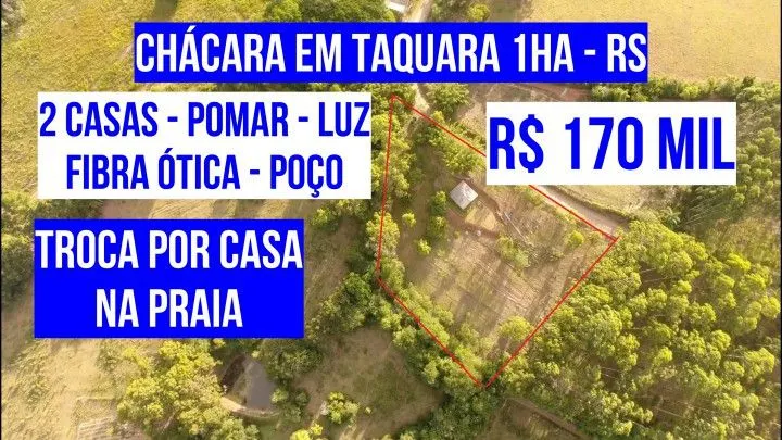 Country home for sale of 2 acres in Taquara, RS, Brazil