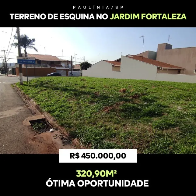 Terreno à venda de 320 m² em Paulínia, SP, Brasil