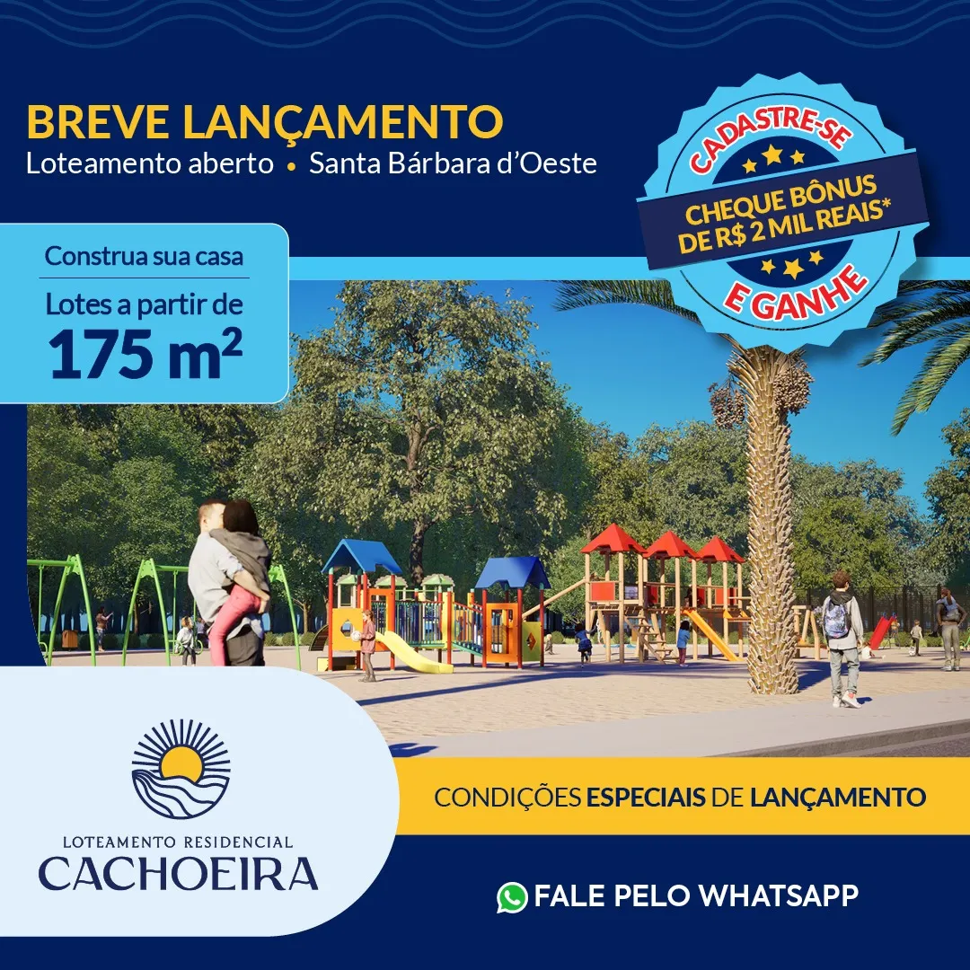 Terreno à venda de 175 m² em Santa Bárbara d'Oeste, SP, Brasil