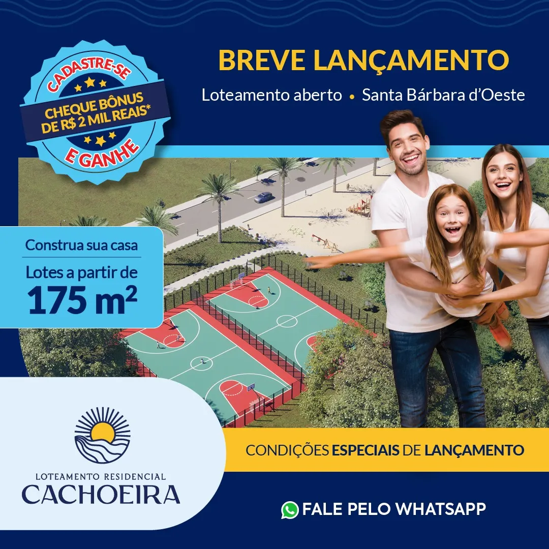 Terreno à venda de 175 m² em Santa Bárbara d'Oeste, SP, Brasil