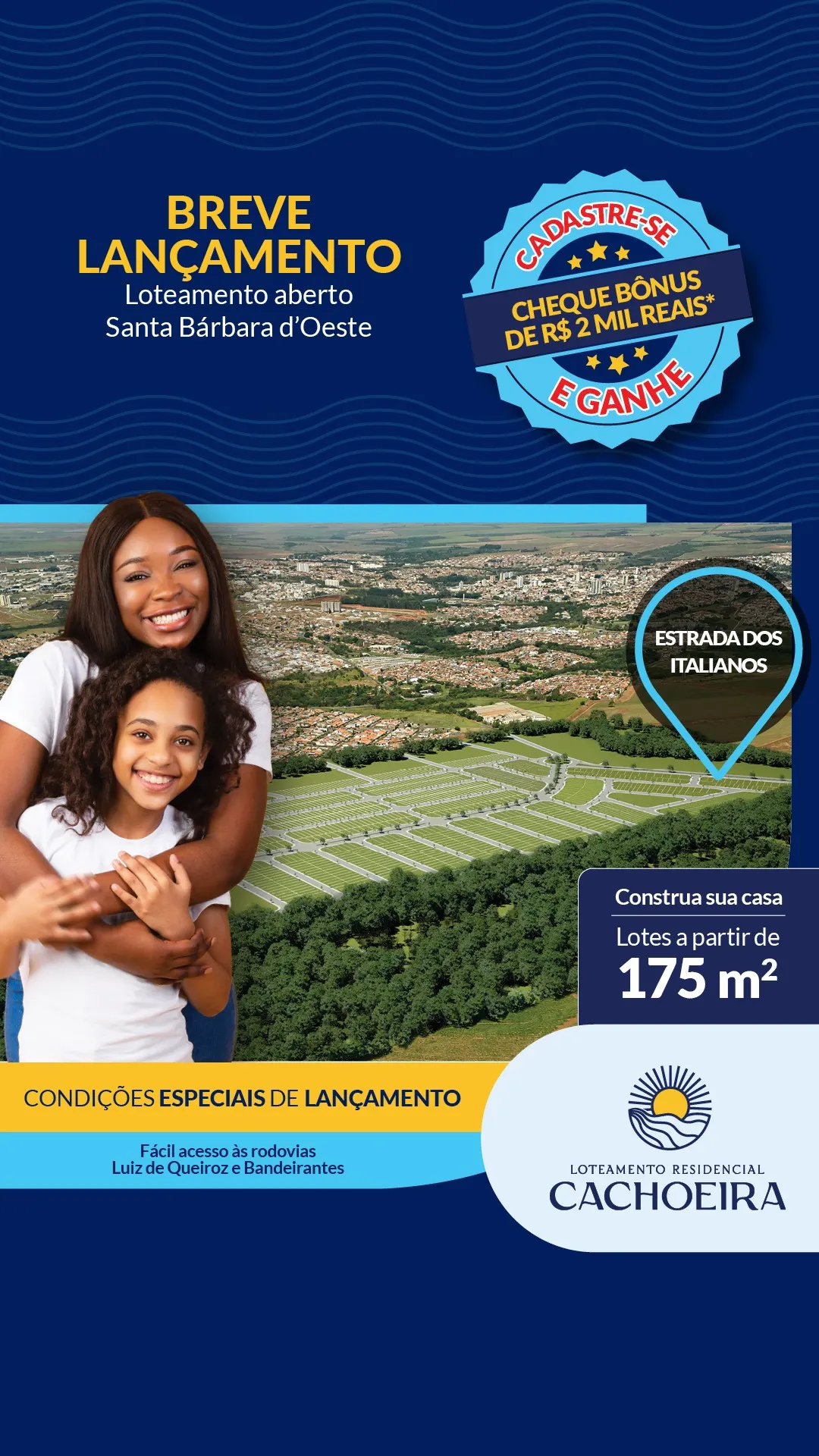 Terreno à venda de 175 m² em Santa Bárbara d'Oeste, SP, Brasil