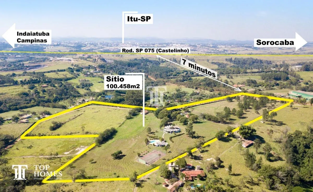 Sítio à venda de 11 ha em Itu, SP, Brasil