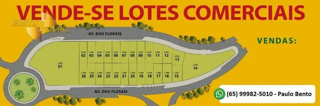 Terreno à venda de 380 m² em Cuiabá, MT, Brasil