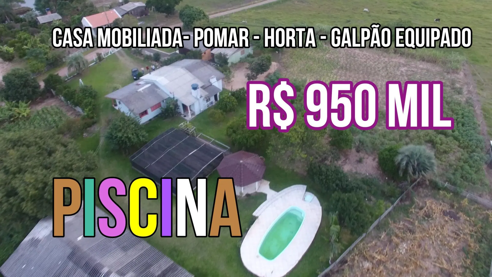 Country home for sale of 4 acres in Santo Antônio da Patrulha, RS, Brazil