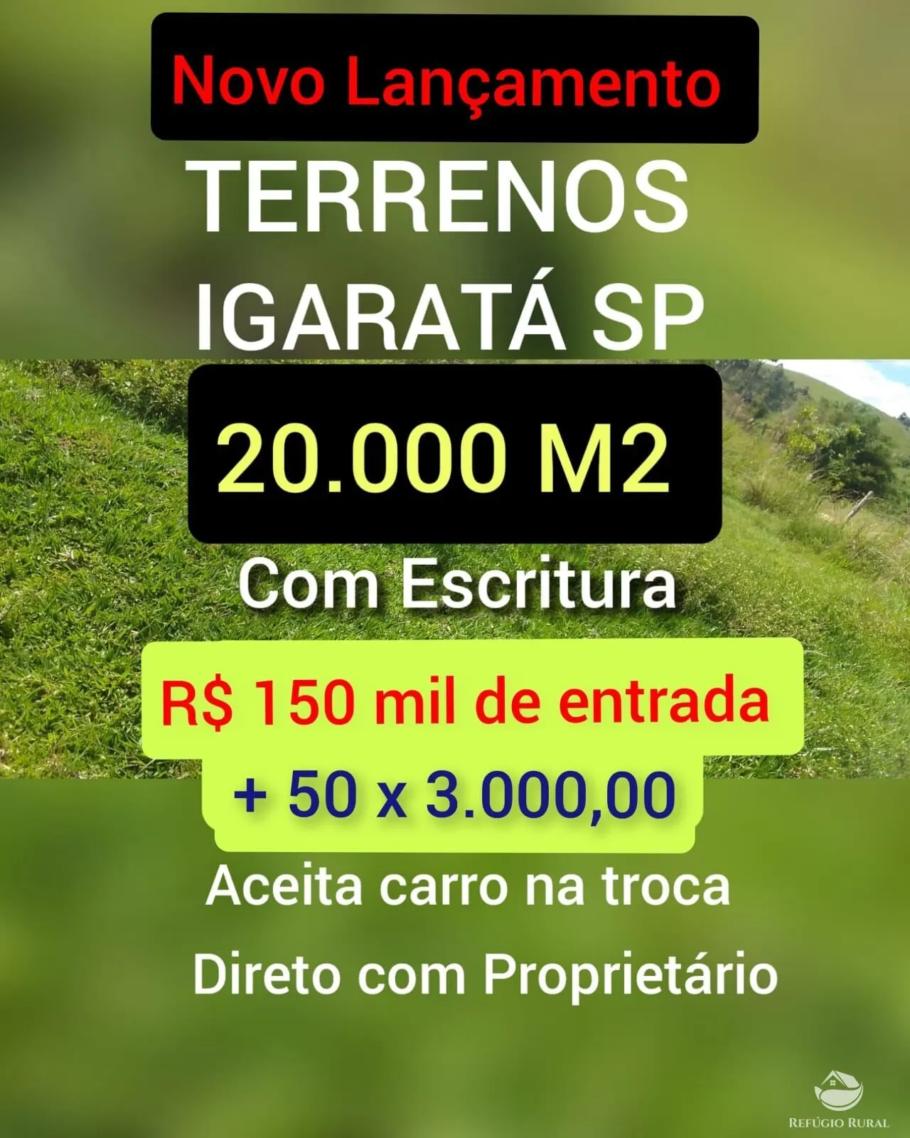 Terreno à venda de 2 ha em Igaratá, SP, Brasil