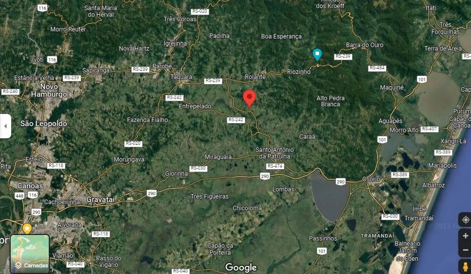 Plot for sale of 9 acres in Santo Antônio da Patrulha, RS, Brazil