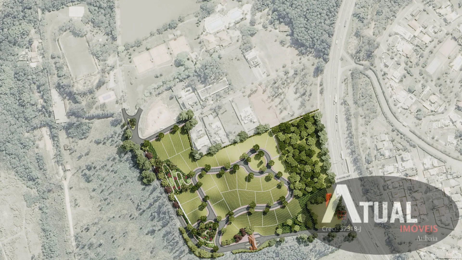 Plot for sale of 1,000 m² in Atibaia, SP, Brazil