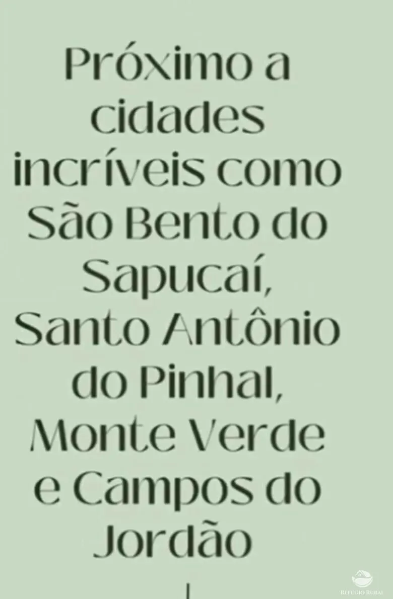 Plot for sale of 1,000 m² in Gonçalves, MG, Brazil