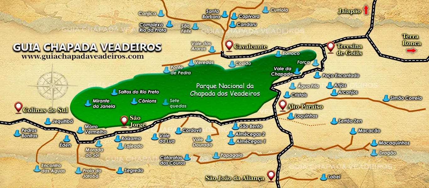 Terreno à venda de 1.000 m² em Cavalcante, GO, Brasil
